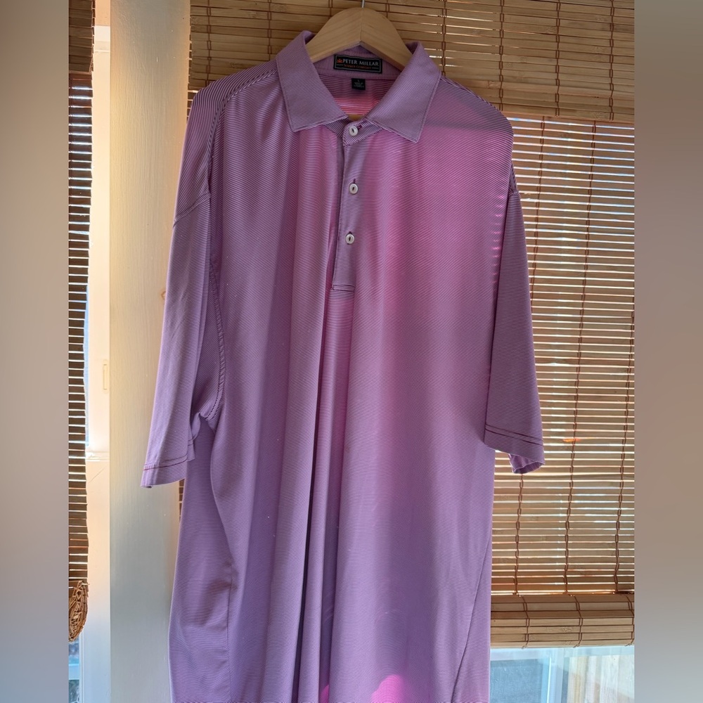 Peter Millar Lavender Polo Shirt